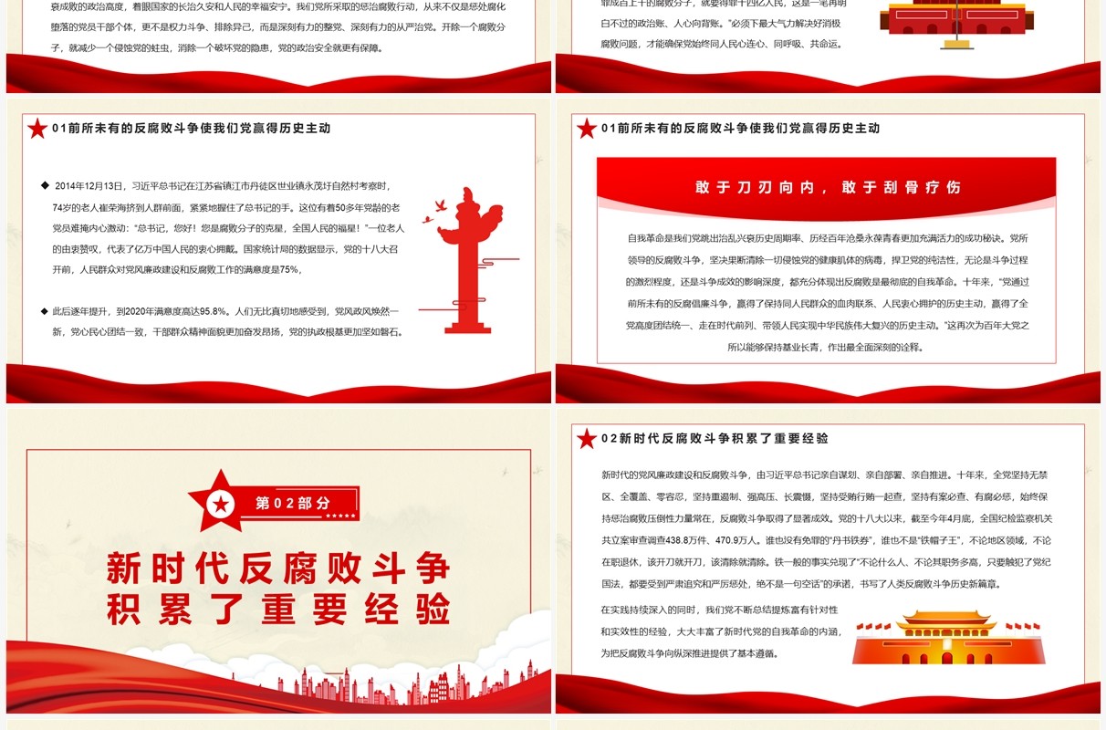 2022反腐败是最彻底的自我革命PPT模板