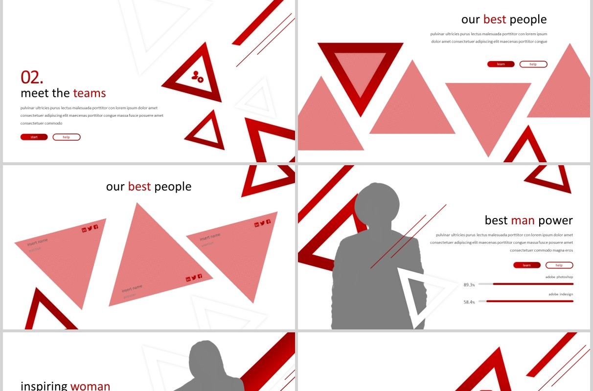商务礼仪PPT模板版式幻灯片展示Etiquette Powerpoint Template