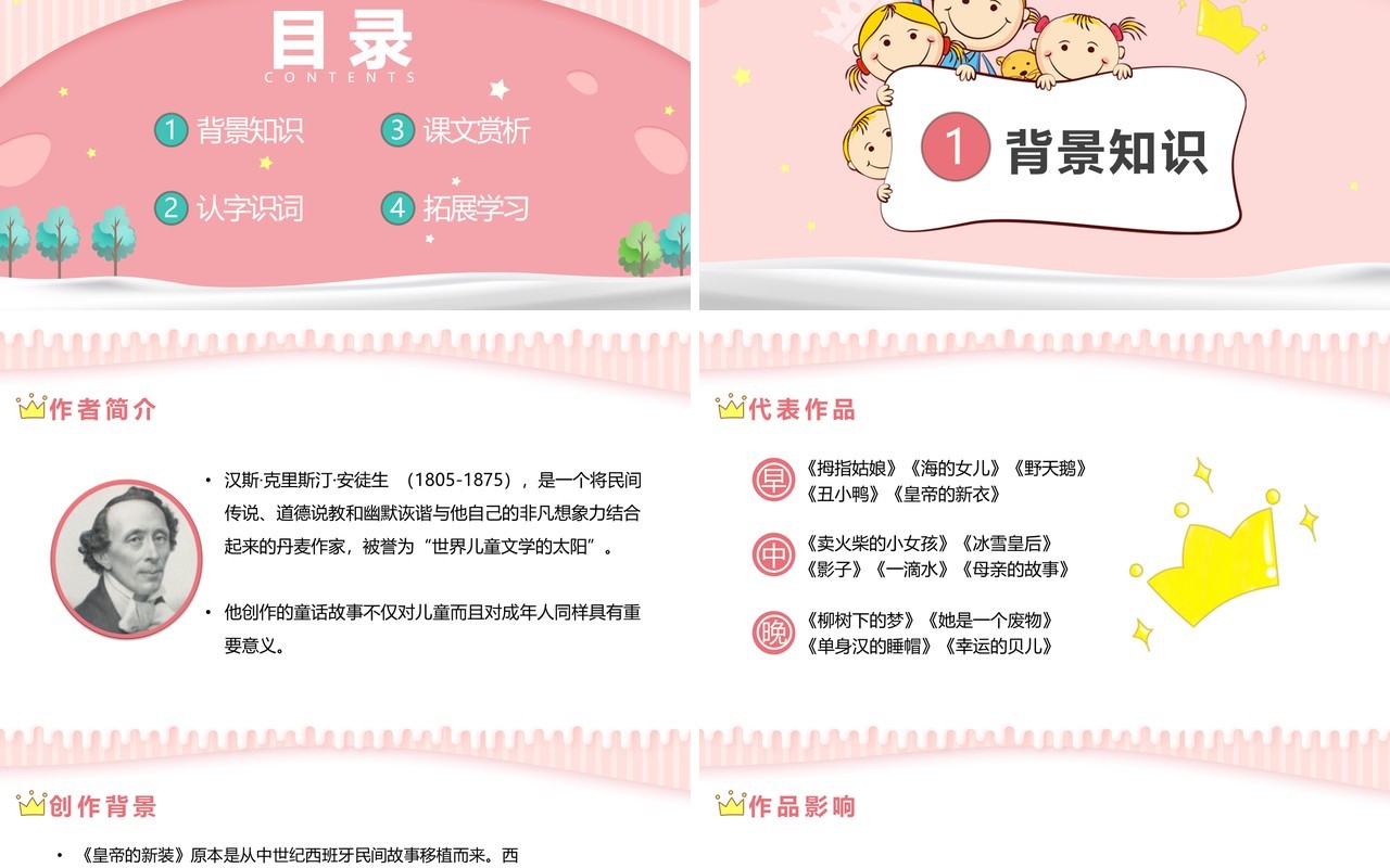 部编版七年级语文上册皇帝的新装课件PPT模板