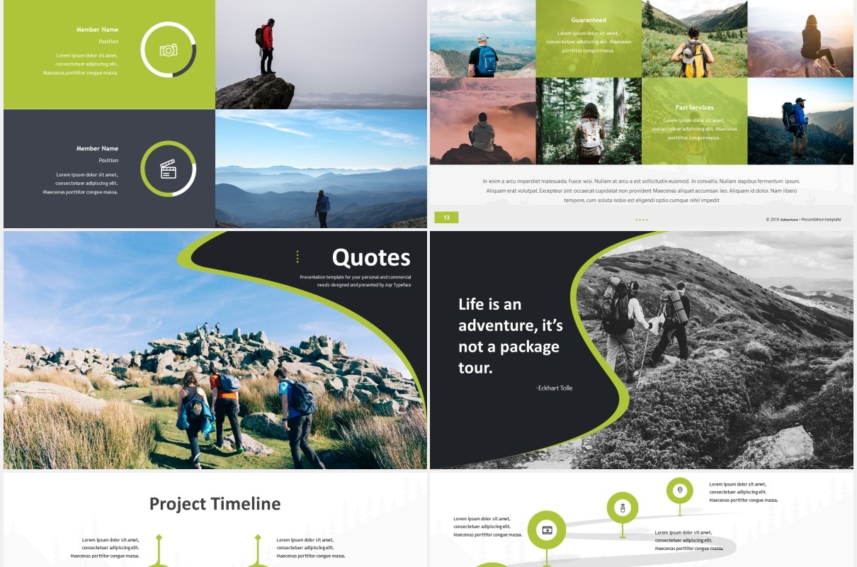 户外旅游探险PPT模板adventure powerpoint template
