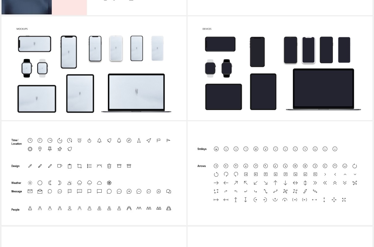 简约个人作品集图文展示PPT模板POLA - Powerpoint Design Template
