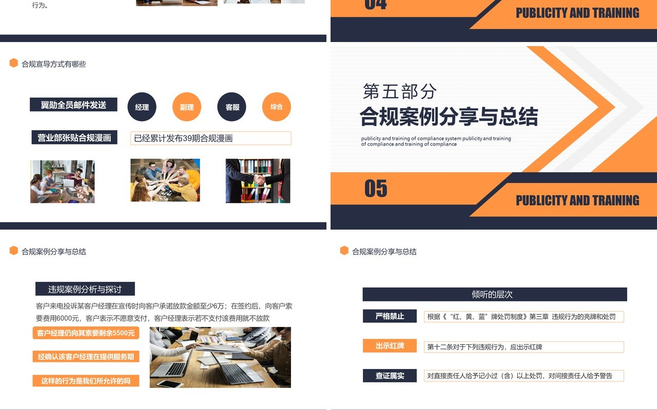 企业合规内控制度管理培训PPT模板