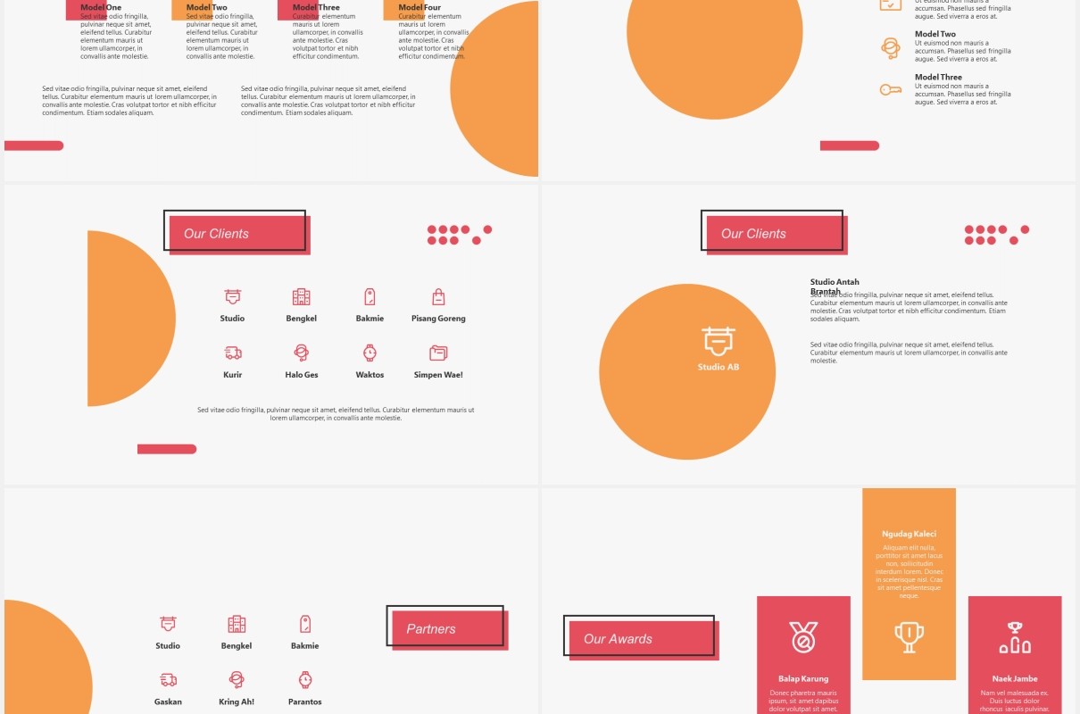 创意公司宣传介绍图片排版设计PPT模板INVESGO - Startup Pitch Deck Powerpoint Template