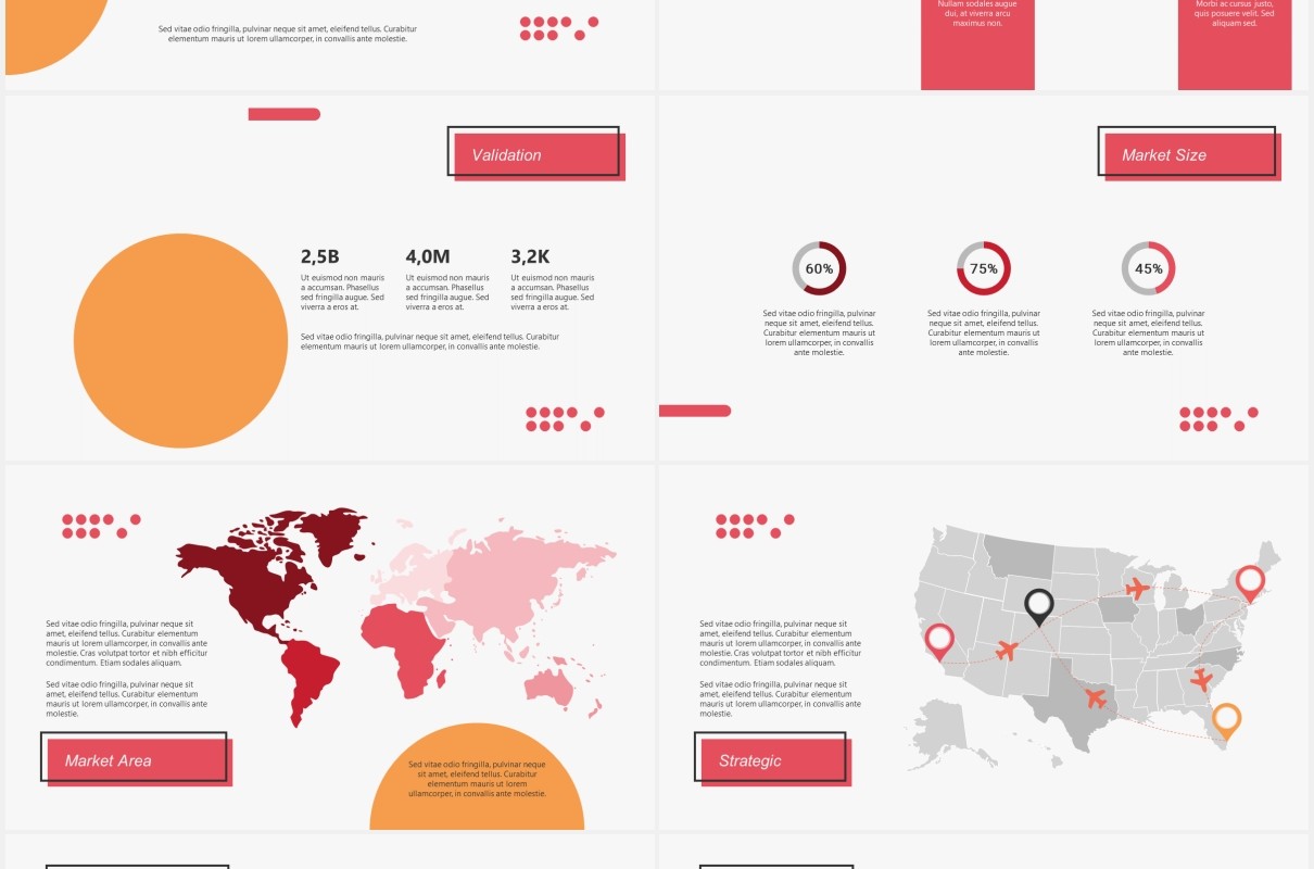 创意公司宣传介绍图片排版设计PPT模板INVESGO - Startup Pitch Deck Powerpoint Template