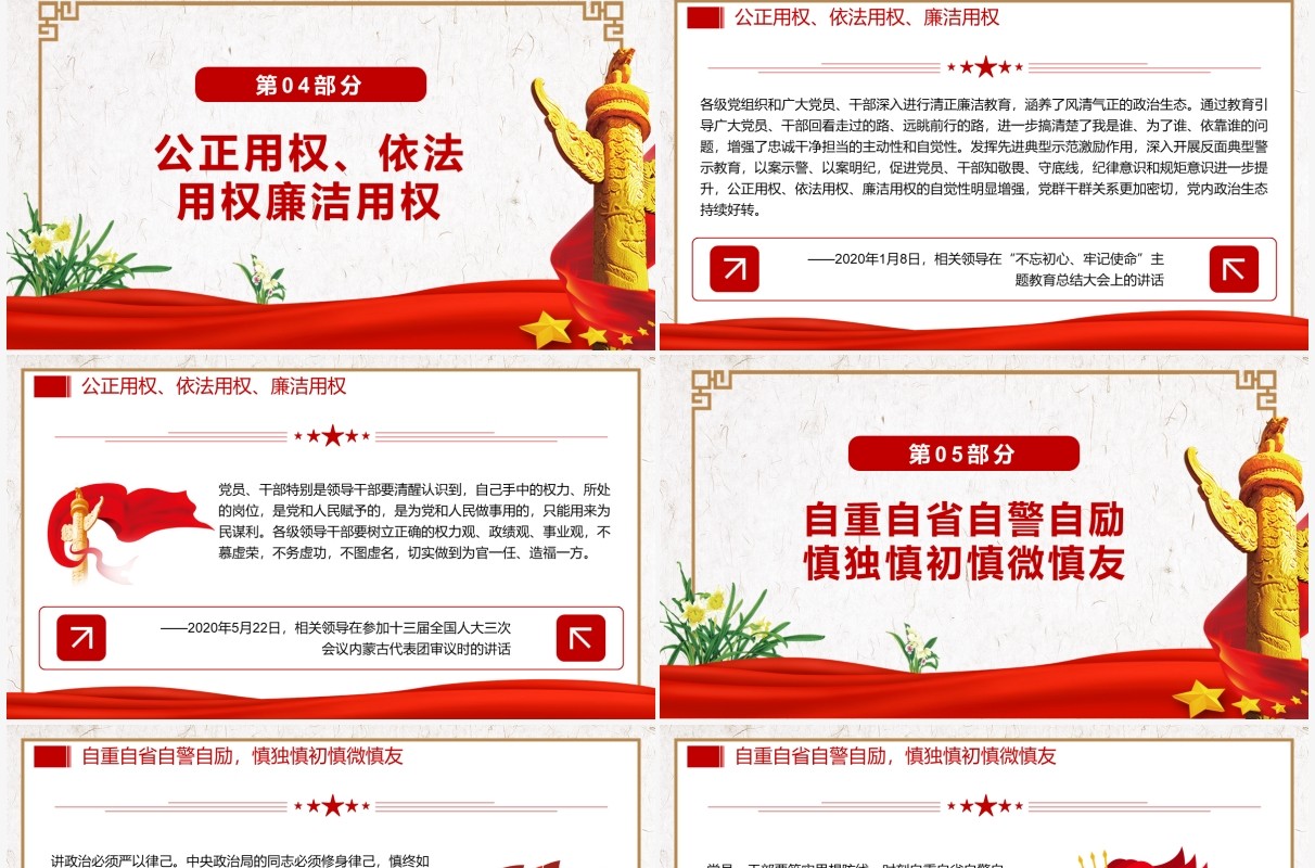 如何扣好廉洁从政的第一粒扣子PPT模板