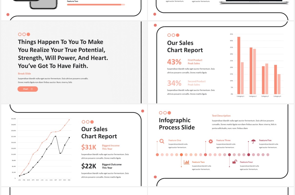 简洁商业公司介绍PPT图片排版设计模板Segue - Business Powerpoint Template