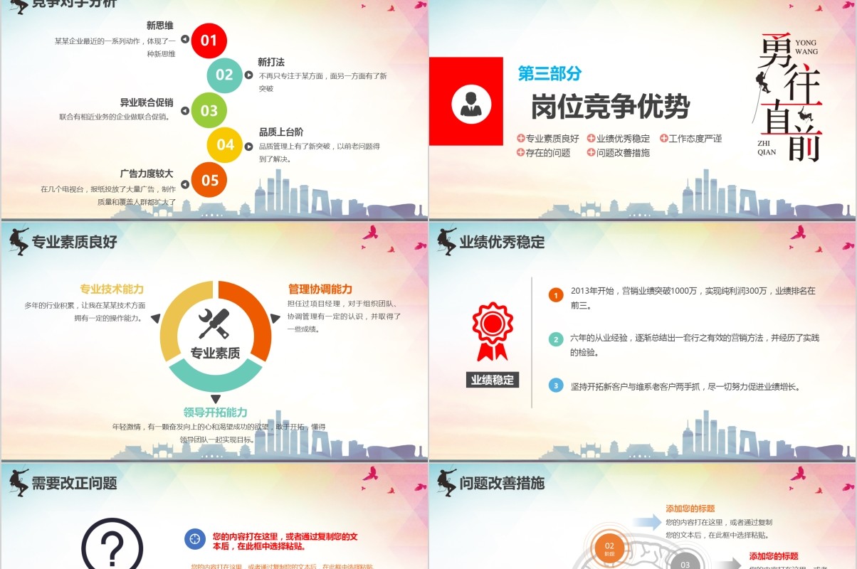 岗位竞聘PPT模板-47