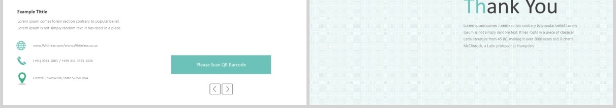 公司简介产品介绍PPT模板版式设计Whiteless - Powerpoint Template