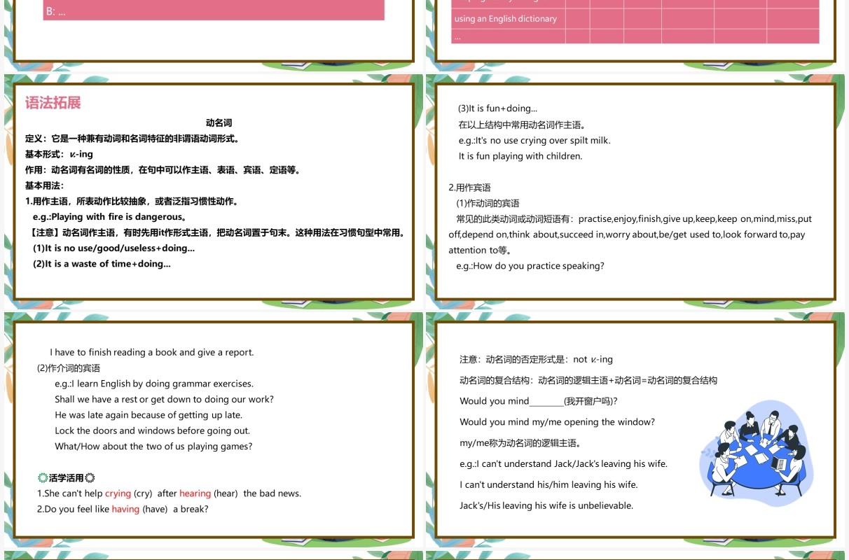 部编版九年级英语上册How can we become good learners第三课时PPT模板
