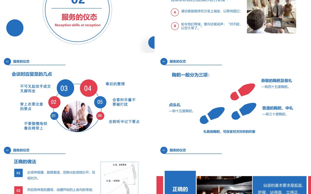 职场商务接待礼仪培训技巧PPT模板