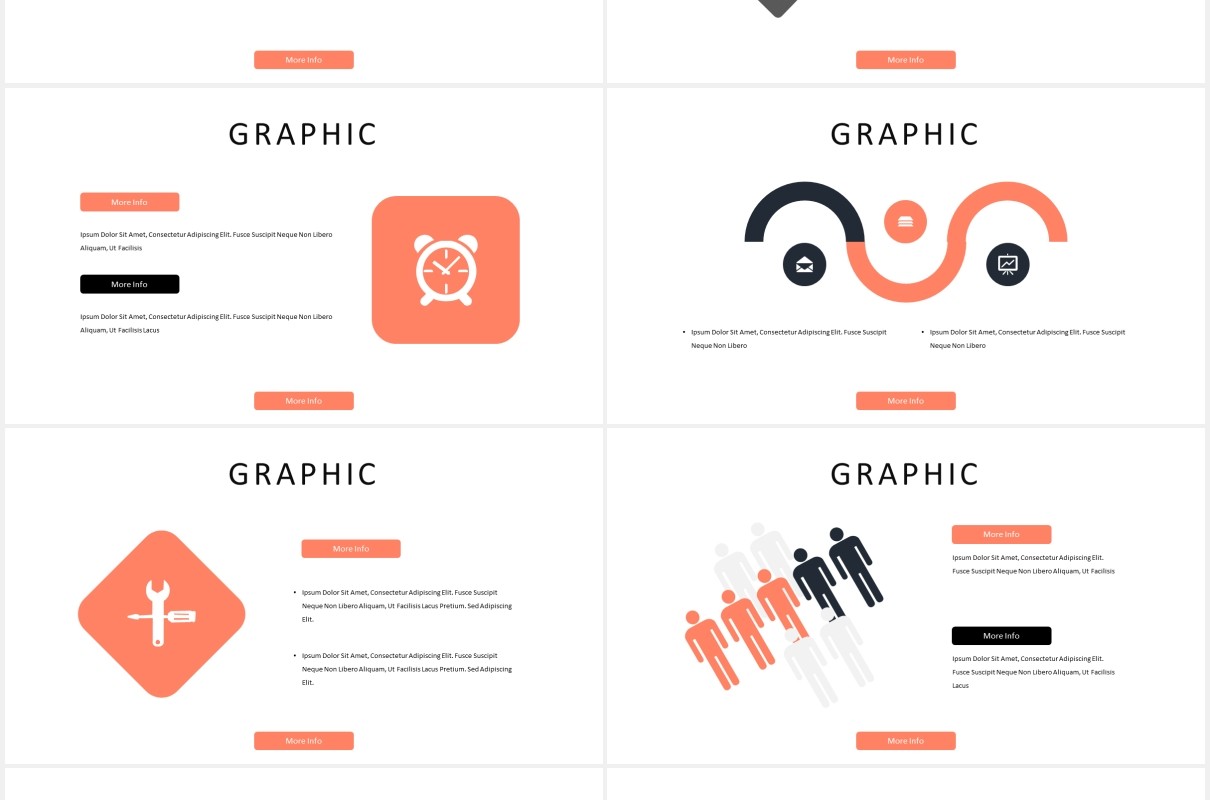 简约国外图片排版PPT图表模板Moca - Powerpoint Template