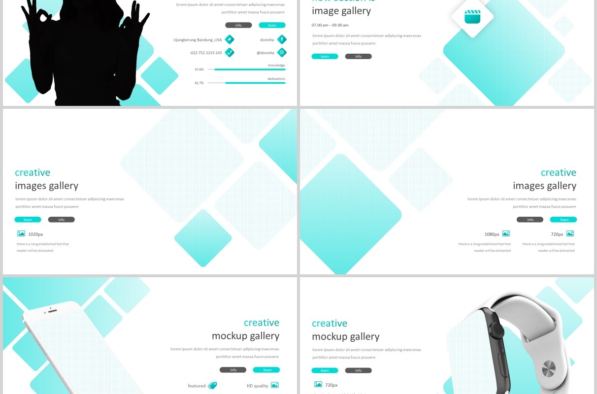 绿色公司简介个人简历竞聘求职PPT模板版式设计Abuela - Powerpoint Template