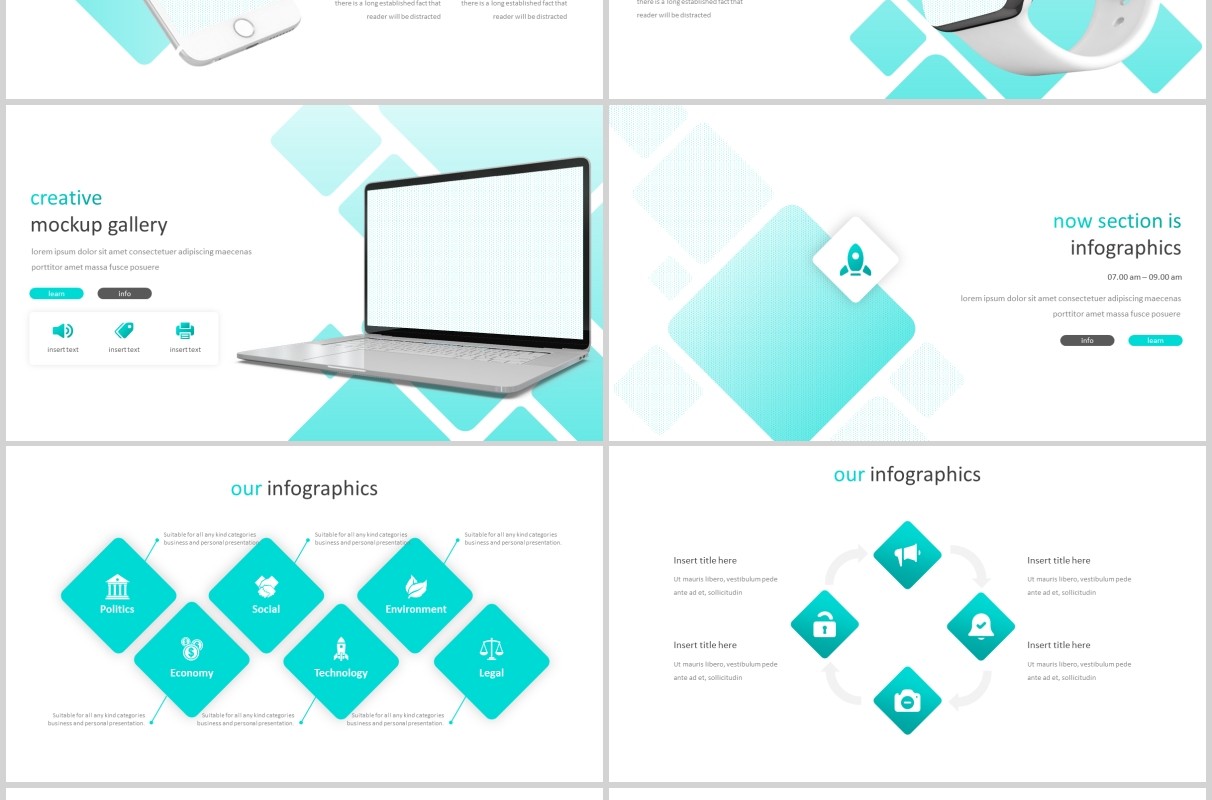 绿色公司简介个人简历竞聘求职PPT模板版式设计Abuela - Powerpoint Template