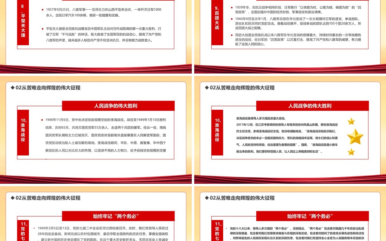 红色党政风讲好红色革命故事PPT模板