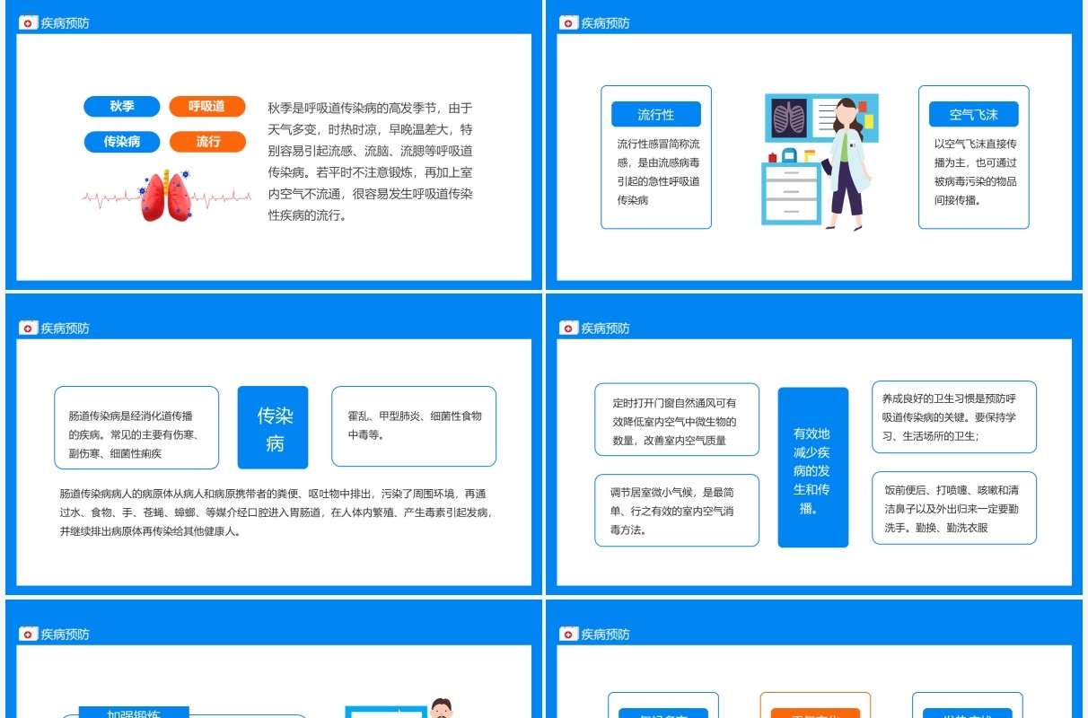 秋季卫生知识卫生习惯要注意卫生知识要掌握动态PPT模板