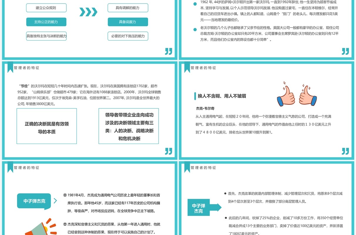 绿色扁平化自我管理能力训练PPT模板