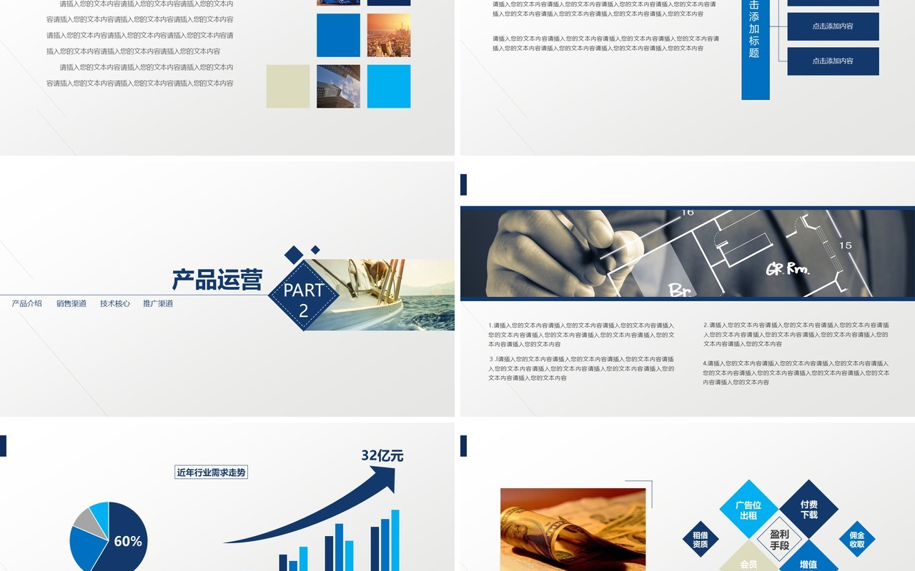 商业计划书模板PPT汇报