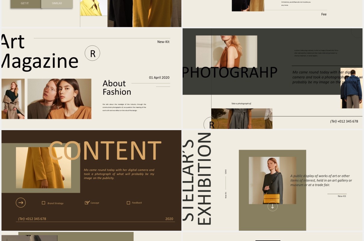 创意时尚营销宣传PPT模板soho creative marketing powerpoint