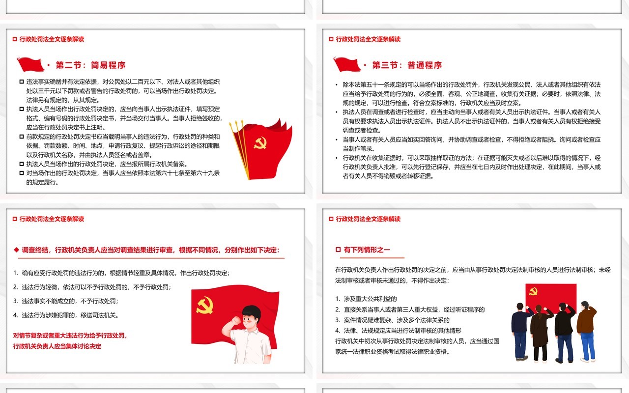 中华人民共和国行政处罚法解读PPT模板