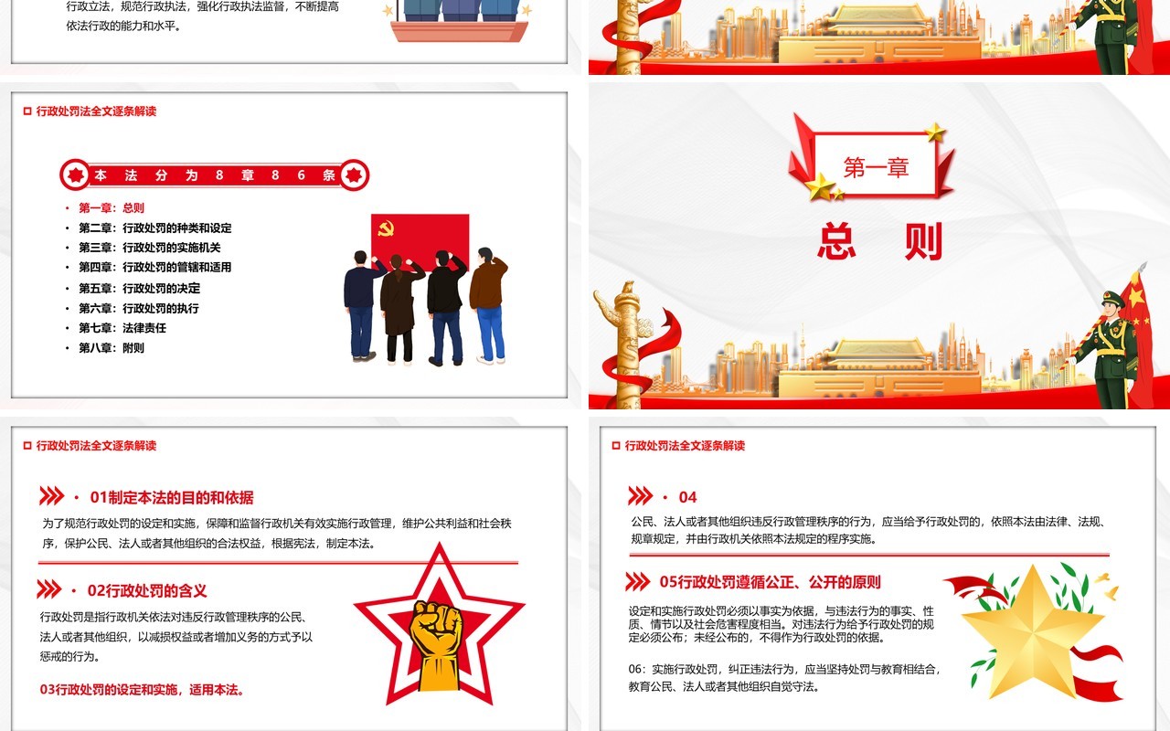 中华人民共和国行政处罚法解读PPT模板