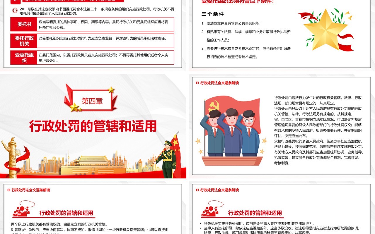 中华人民共和国行政处罚法解读PPT模板