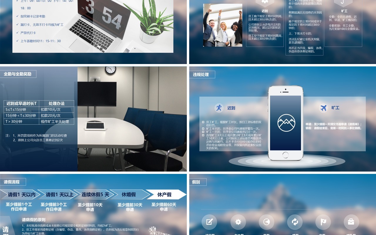 新员工入职培训PPT模板