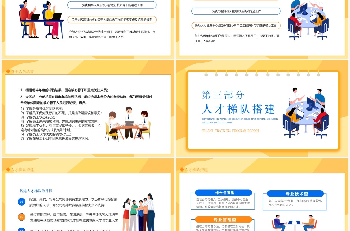 人才培养方案汇报动态PPT模板