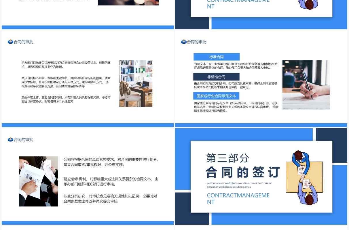 合同管理常识动态PPT模板