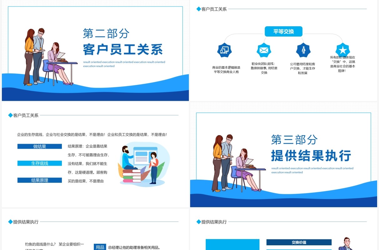 企业培训以结果为导向的执行力动态PPT模板