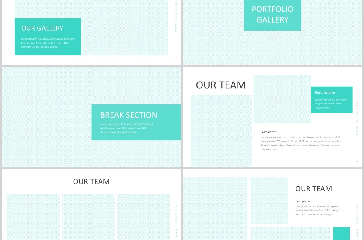 企业宣传公司历程时间轴介绍PPT模板版式设计Folous - Powerpoint Template