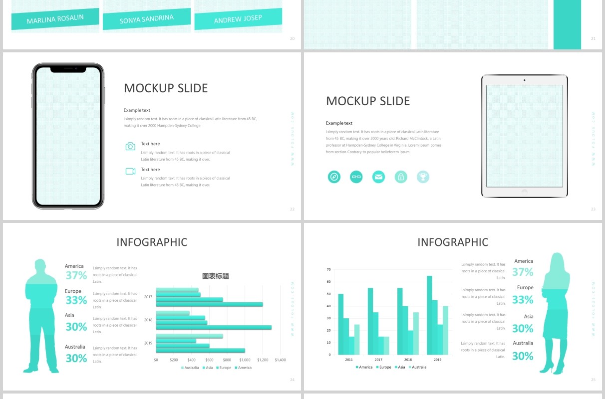 企业宣传公司历程时间轴介绍PPT模板版式设计Folous - Powerpoint Template