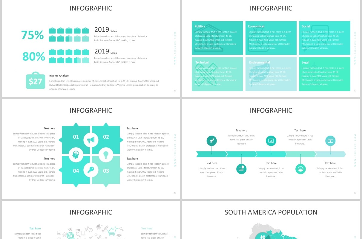 企业宣传公司历程时间轴介绍PPT模板版式设计Folous - Powerpoint Template