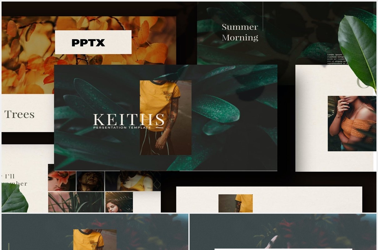 商业公司宣传产品展示介绍PPT模板Keiths - Powerpoint Business Company
