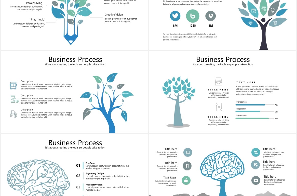 简约商务工作汇报箭头流程图信息图表PPT模板turkish powerpoint