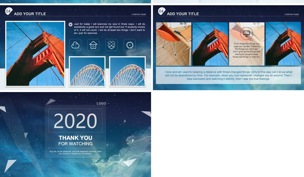 深色背景个人工作汇报总结ppt
