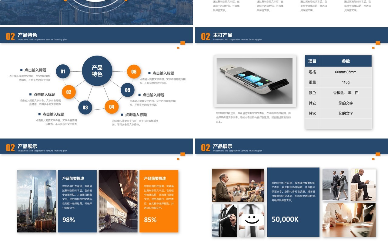 公司项目招商合作计划书PPT模板