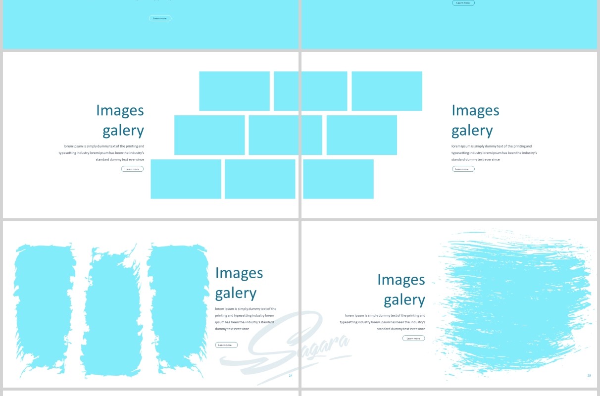 户外冲浪旅游度假宣传PPT图文排版模板Sagara Powerpoint Template