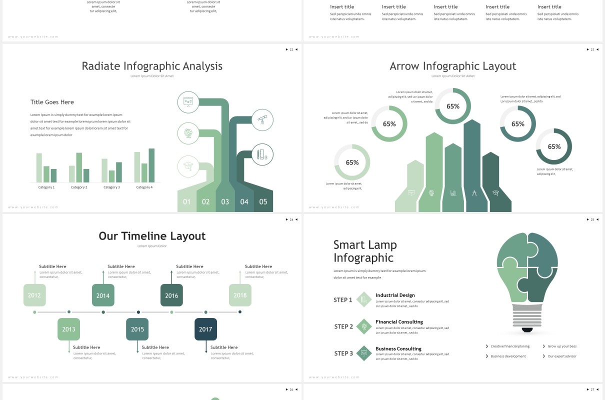 学生教育学术报告课件PPT模板图片排版设计Edu - Academic Powerpoint Template