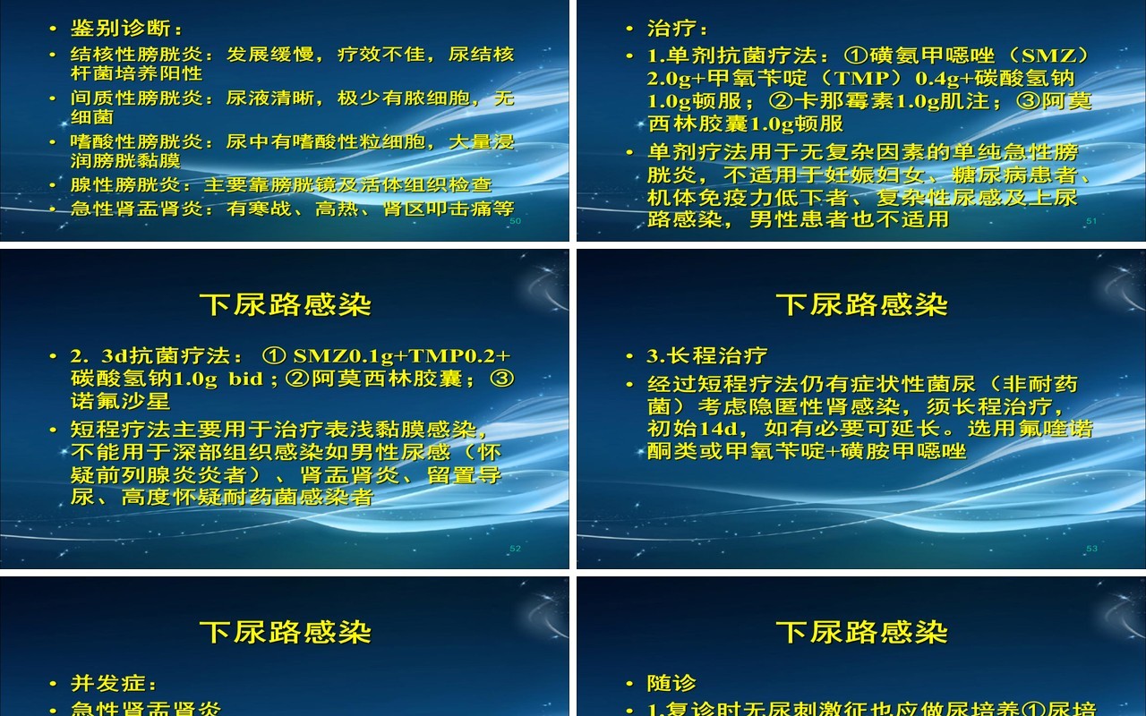简约泌尿系尿路感染护理查房PPT模板