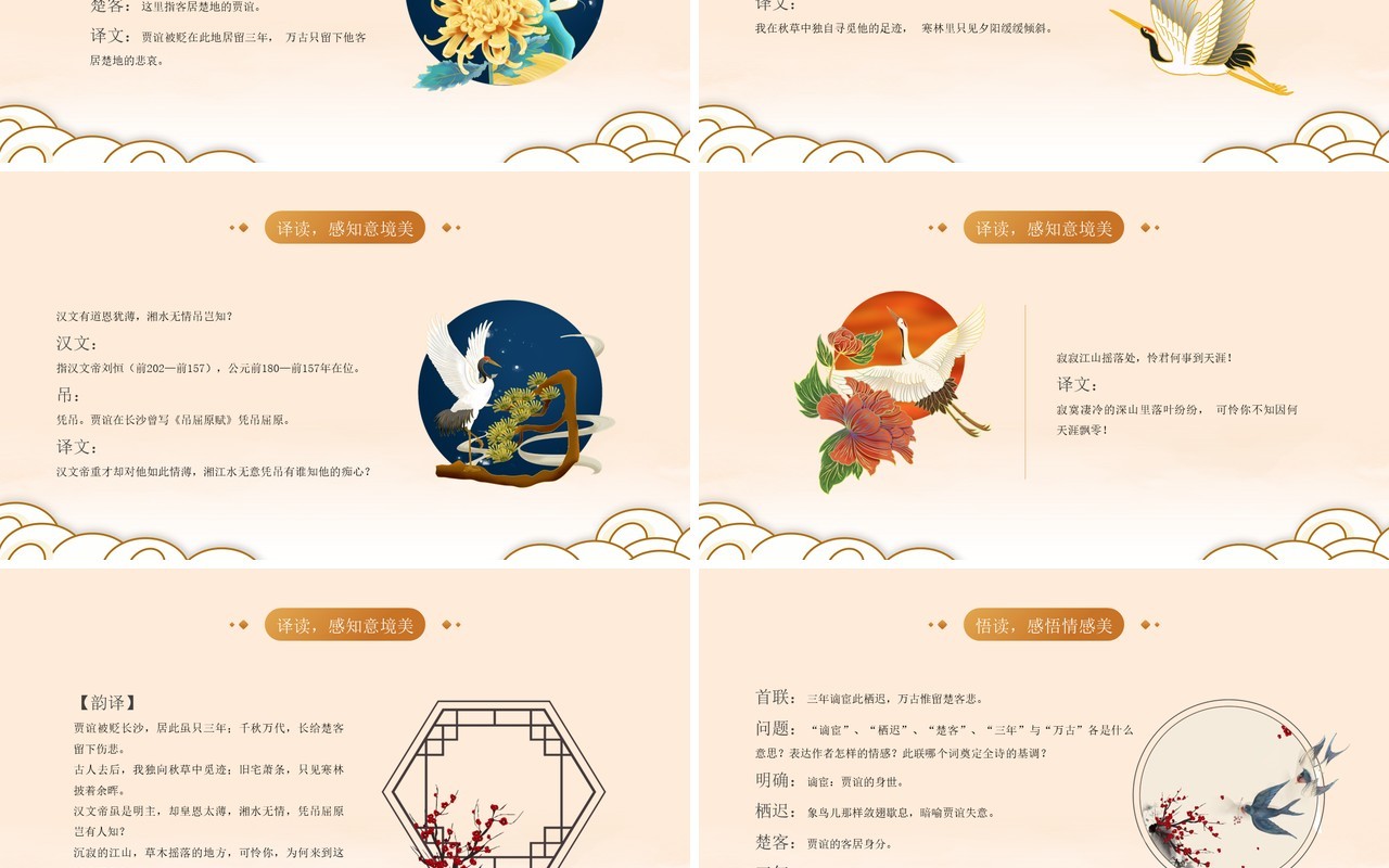 部编版九年级语文上册长沙过贾谊宅课件PPT模板