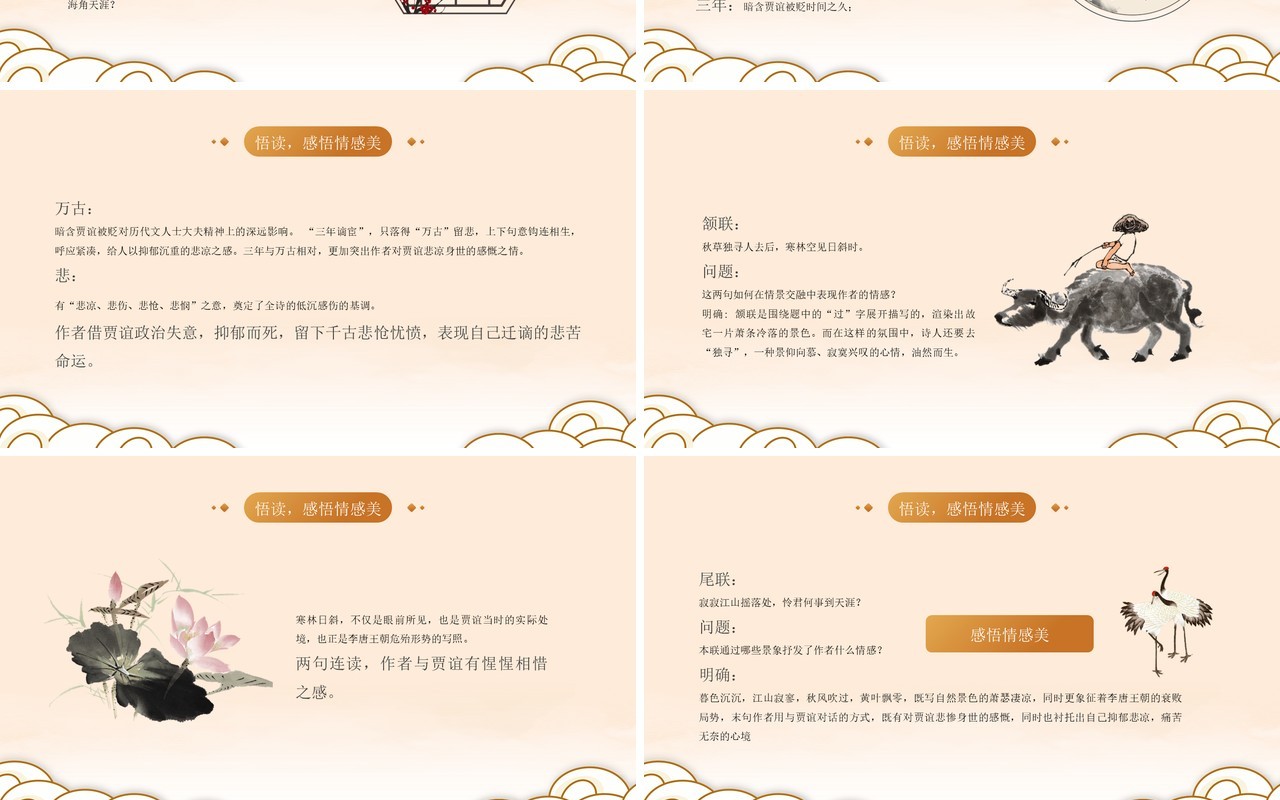 部编版九年级语文上册长沙过贾谊宅课件PPT模板