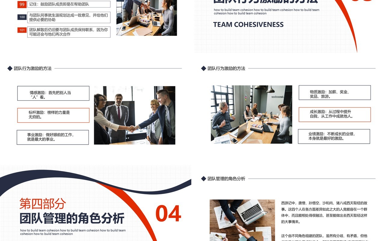 企业管理怎样打造团队凝聚力员工培训动态PPT模板