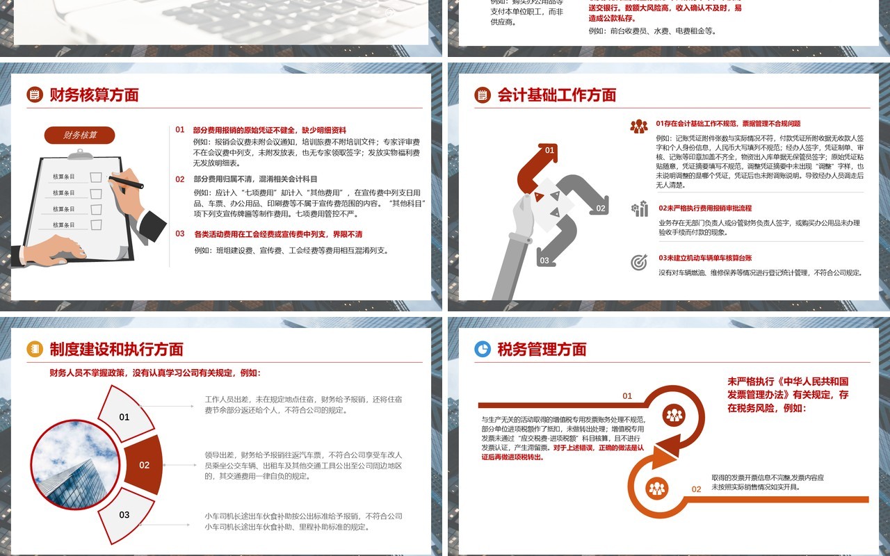 2022简约商务风公司企业财务部工作总结计划PPT模板