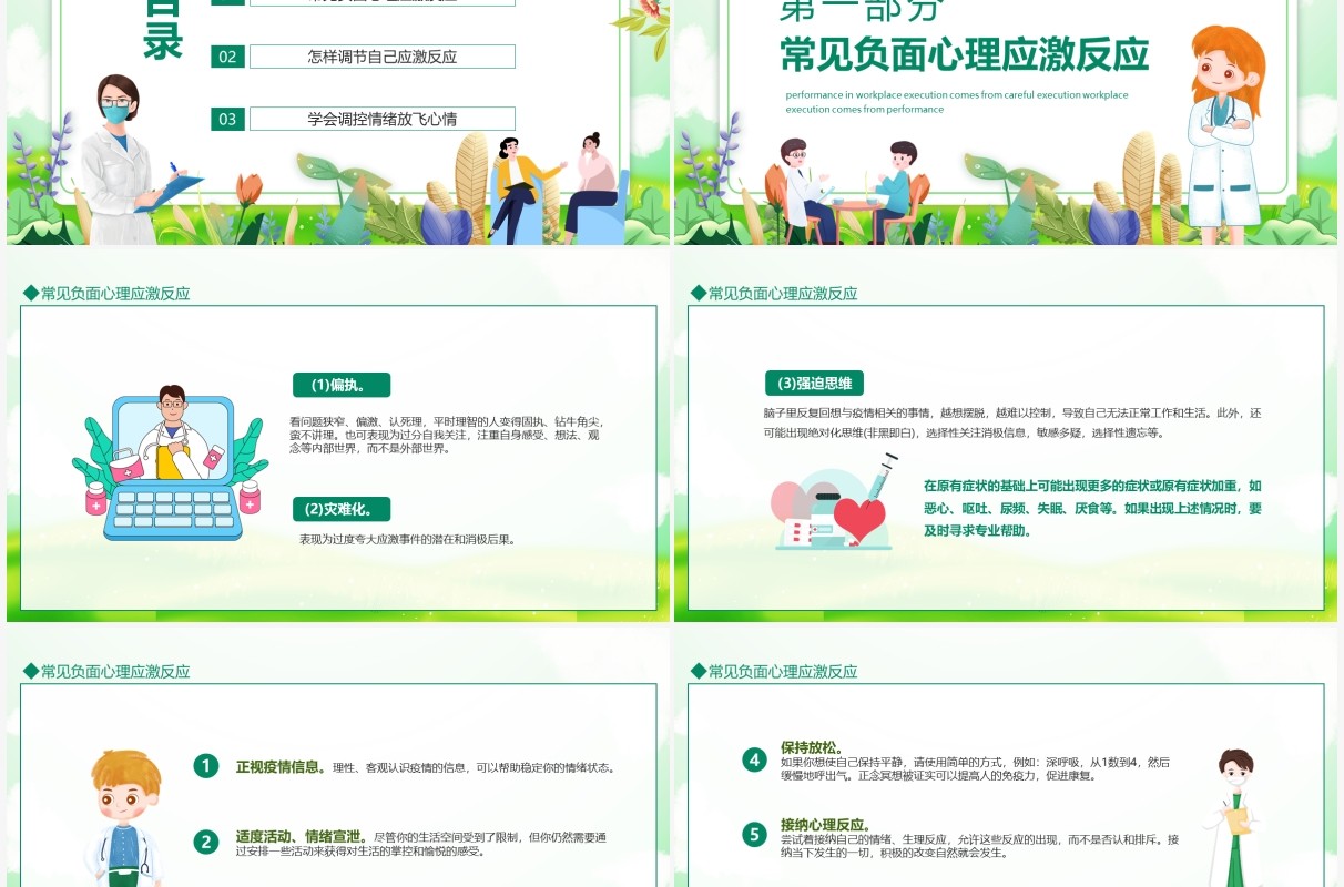 关注学生疫情期间心理健康教育动态PPT模板
