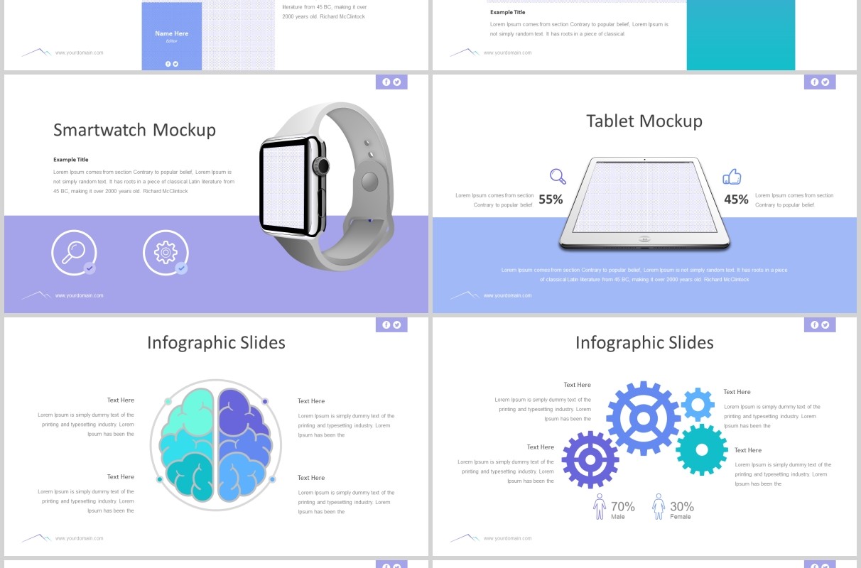 公司产品数据分析PPT信息图表模板everest powerpoint template