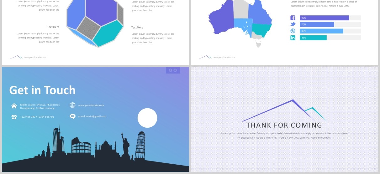 公司产品数据分析PPT信息图表模板everest powerpoint template