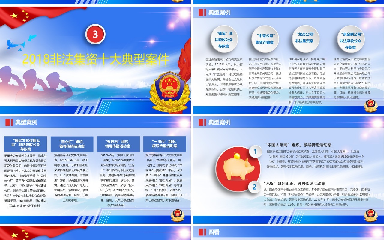 防范打击非法集资培训课件PPT模板