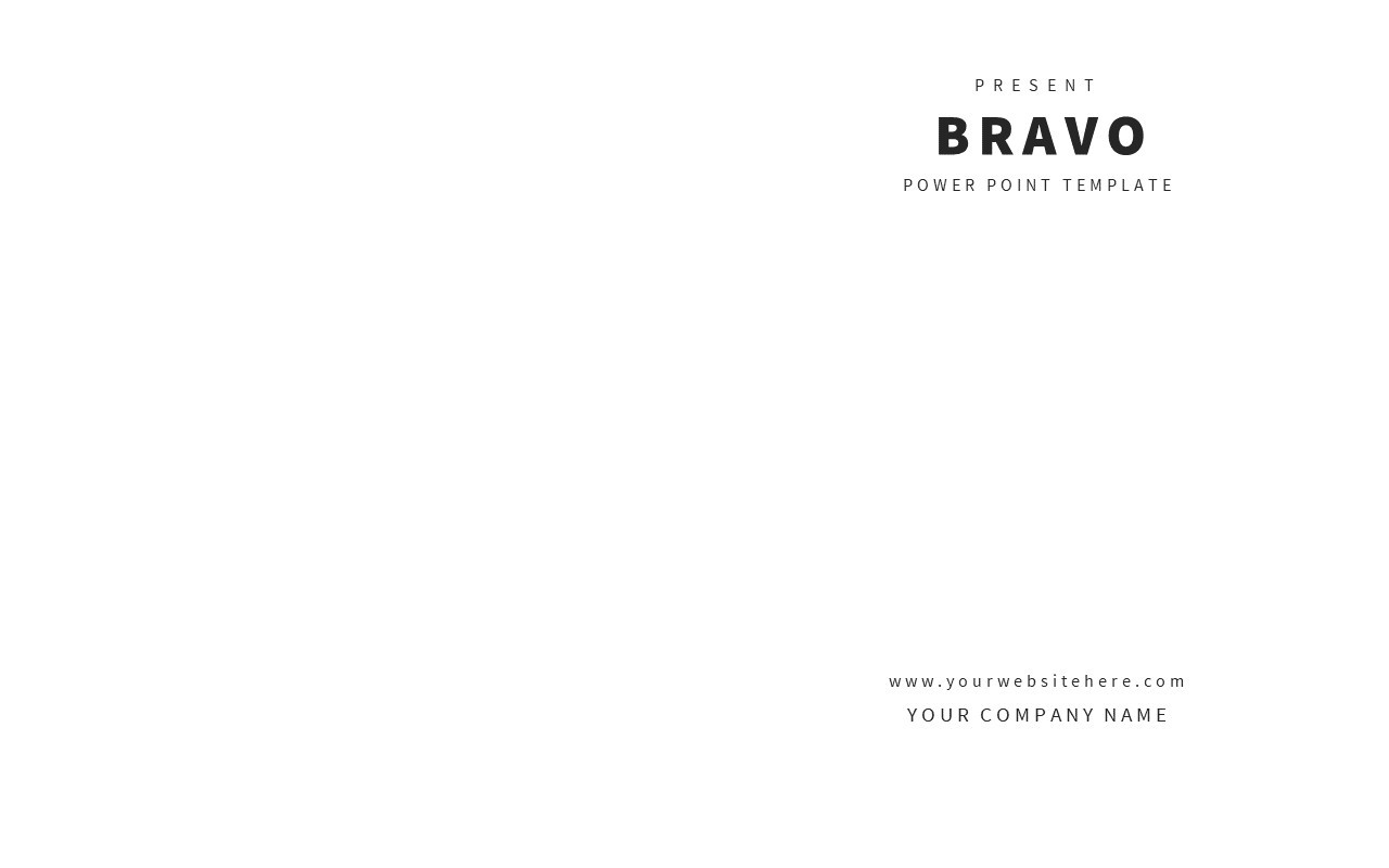 Bravo Ppt Image Not Include