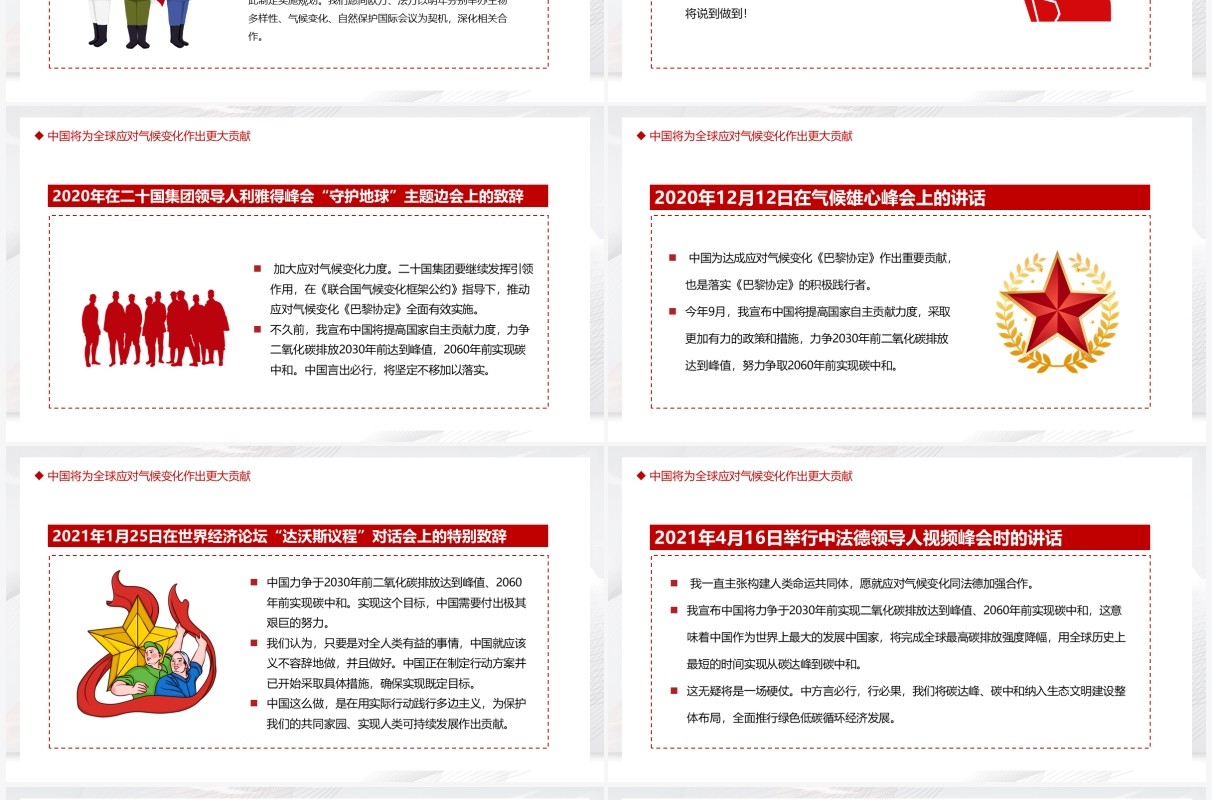 深入学习关于双碳理论的重要论述PPT模板