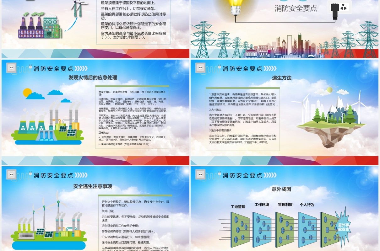 实用电力公司安全用电培训课件动态PPT模板